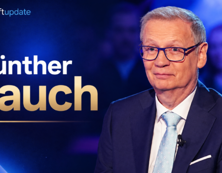 Günther Jauch mit Ehefrau Thea Jauch und Familie