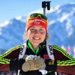 Laura Dahlmeier beim Bergsteigen am Laila Peak