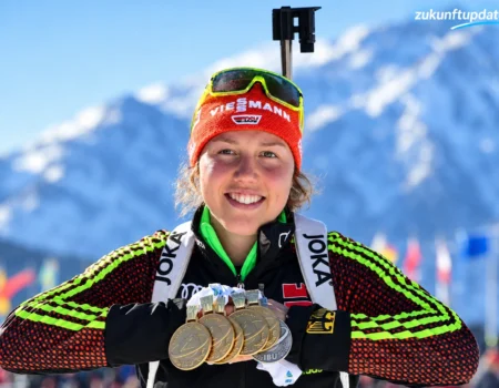 Laura Dahlmeier beim Bergsteigen am Laila Peak